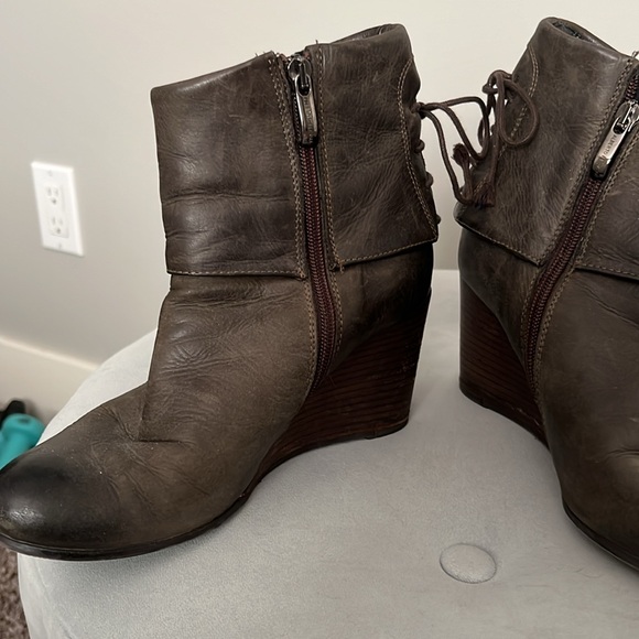 Leather Ankle Boots - Picture 2 of 5